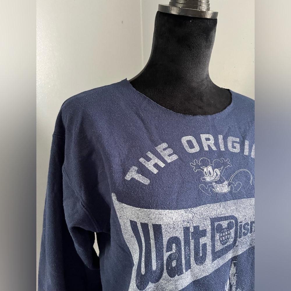 Hanes Walt Disney World Sweatshirt, Distressed, Size Small - Picture 3 of 6
